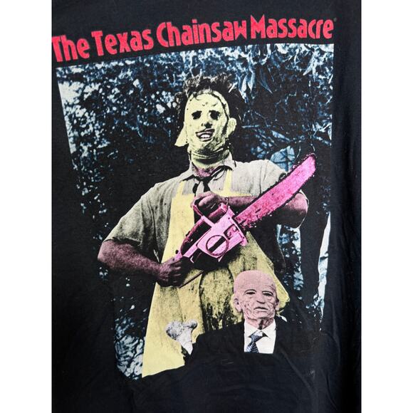 Texas Chainsaw Massacre TCM Recolor Fitted Jersey tee Size: Medium - Picture 4 of 4
